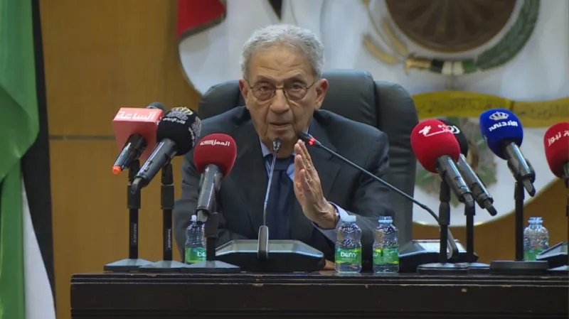 عمرو موسى: طمس القضية الفلسطينية كان عنوان المرحلة الماضية.. والتهجير خط أحمر