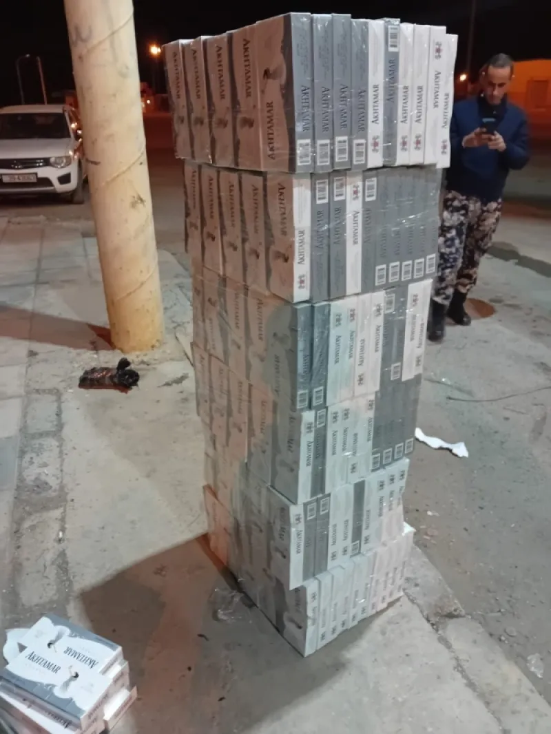 إحباط تهريب 309 كروز دخان في حدود الكرامة