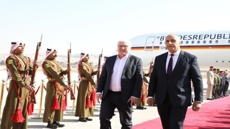 عاجل || الرئيس الألماني يصل الى المملكة