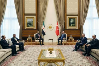 الرئيس أردوغان يستقبل الشرع في أنقرة