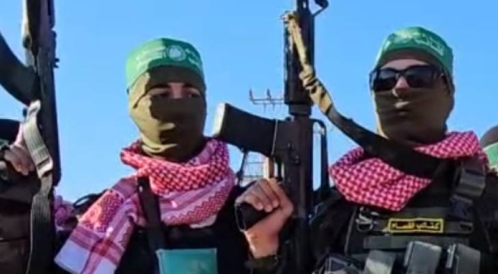 القسام ترتدي الشماغ الأردني تكريماً لدعم الأردن لفلسطين