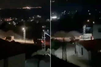 قوات الاحتلال تفجر باب مسجد وتستمر في اقتحام طمون