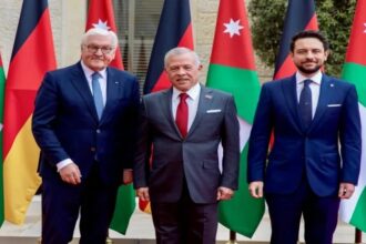 عاجل | الملك يبحث مع الرئيس الألماني تعزيز الشراكة والتطورات الإقليمية