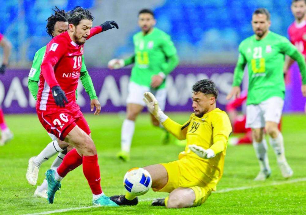 الوحدات يخسر أمام أهلي دبي في دوري أبطال آسيا