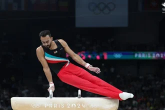 أحمد أبو السعود يتأهل لنهائي كأس العالم للجمباز في كوتبوس
