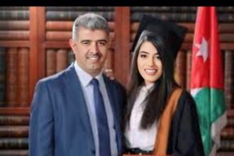 الحجاج يبارك لابنته الدكتورة هبة بتفوقها في امتحان البورد الأردني