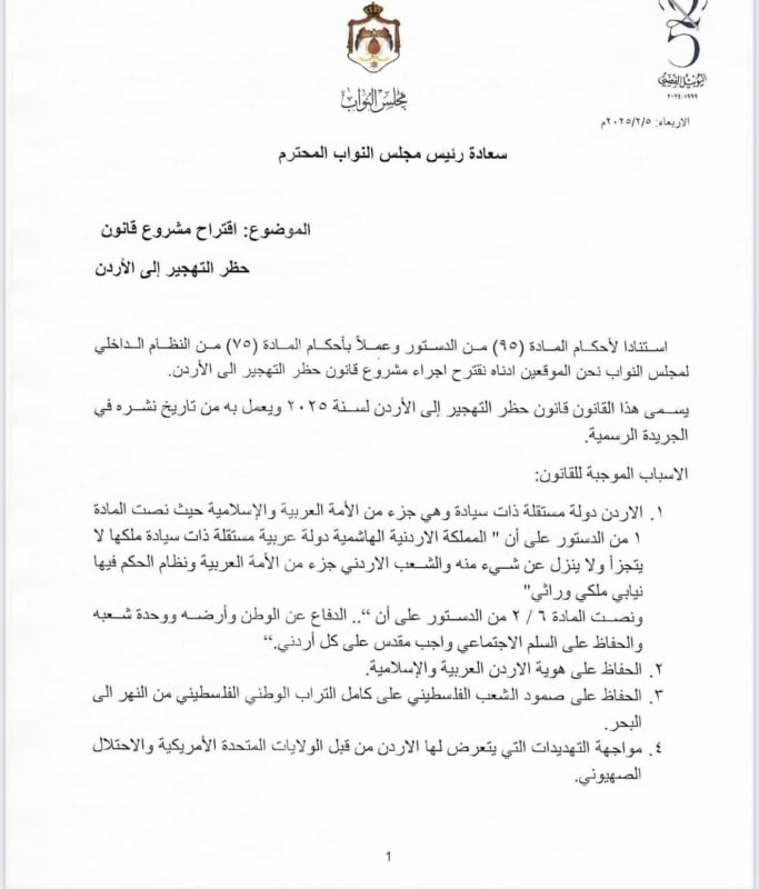 صورة حول : جبهة العمل الإسلامي تقدم مشروعين لحماية الحقوق الأردنية جبهة العمل الإسلامي تقدم مشروعين لحماية الحقوق الأردنية