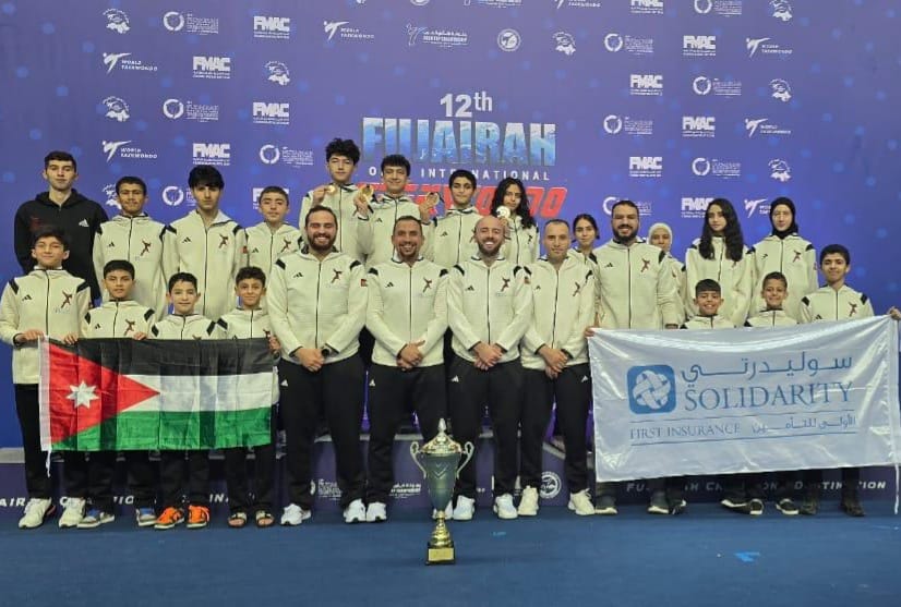 نادي أردني يحصل على المركز الثالث عربيا في بطولة كأس العرب للتايكواندو