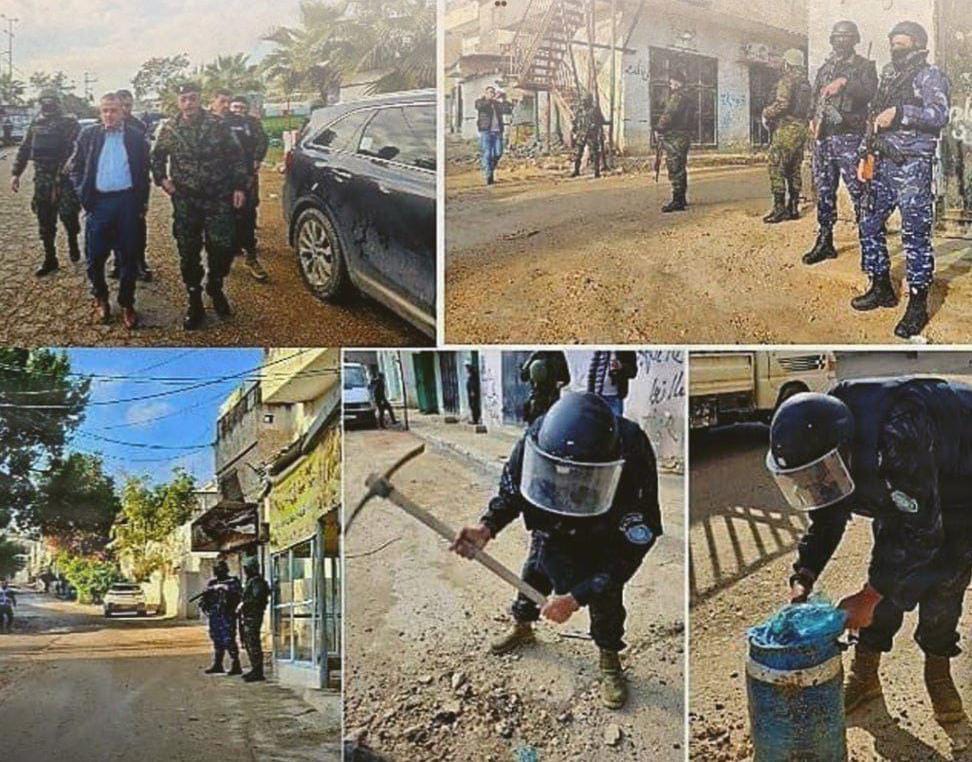 أجهزة أمن السلطة تفكك عبوات ناسفة معدة للتصدي للاحتلال في مخيم الفارعة