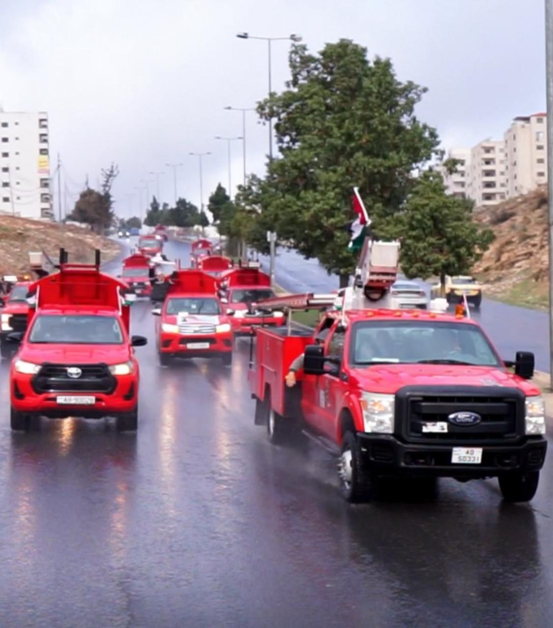 شركة الكهرباء الأردنية تشارك في استقبال جلالة الملك