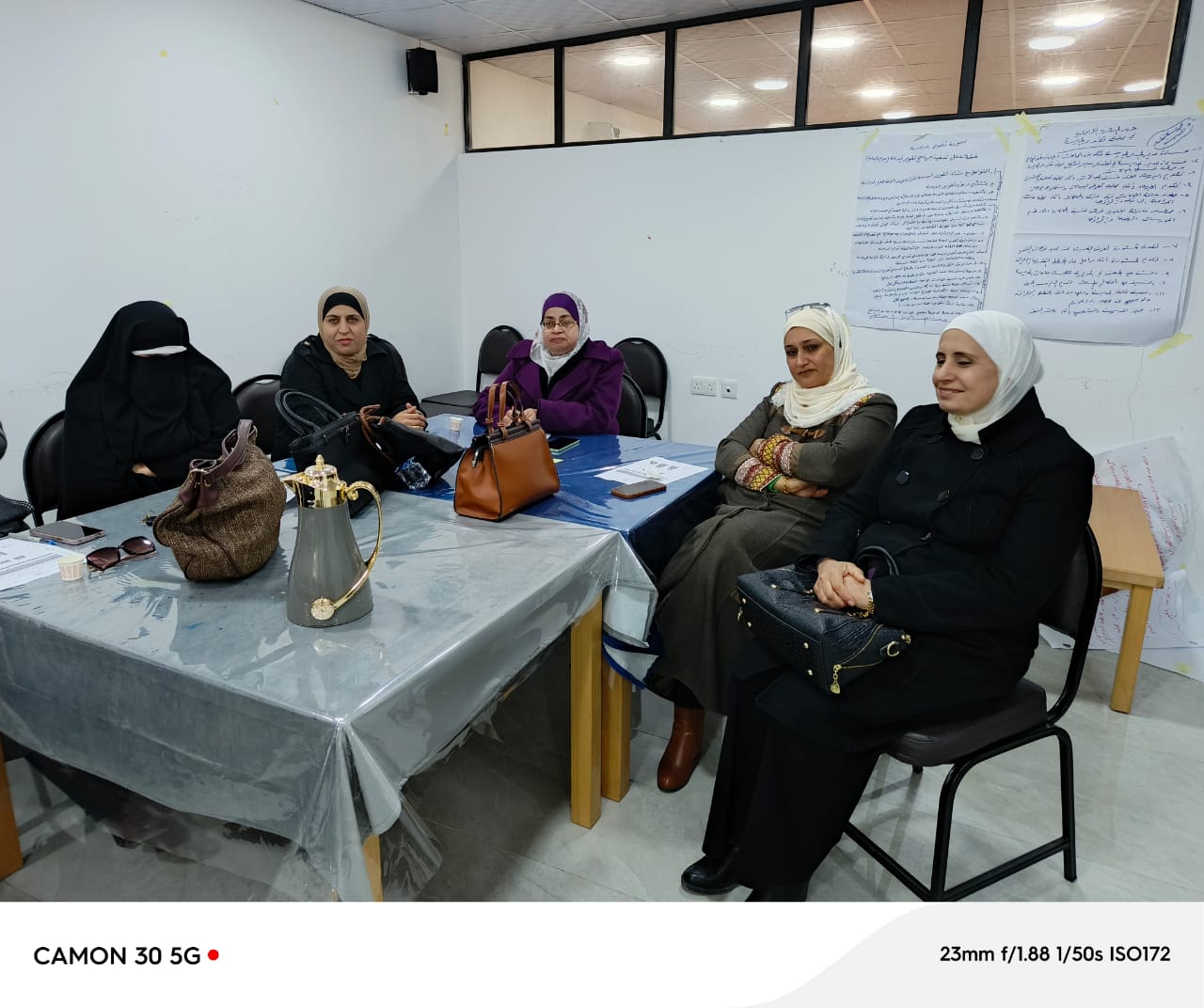 تربية المزار تجتمع بمديرات المدارس لمناقشة تطبيق اختبار ضبط الجودة (LQAS)