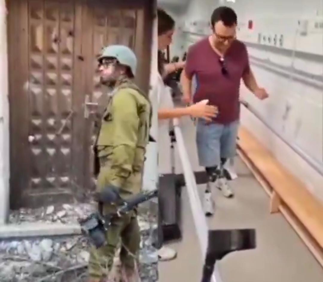 جندي إسرائيلي سخر من بيت فلسطيني مهدم يعود من غزة بلا ساقين(فيديو)