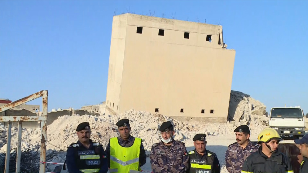 عاجل | وفاة شخص إثر انهيار مبنى في إربد