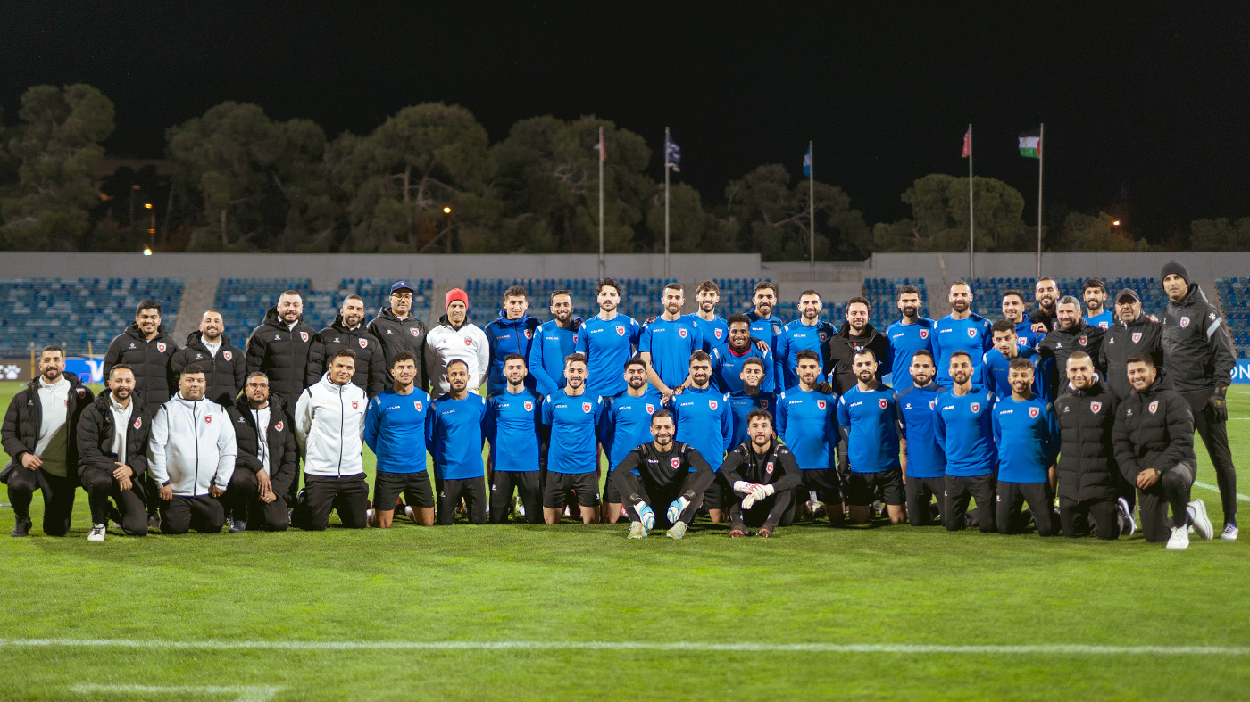 وسط حضور ومتابعة ولي العهد.. منتخب النشامى يختتم تحضيراته تأهباً للقاء فلسطين