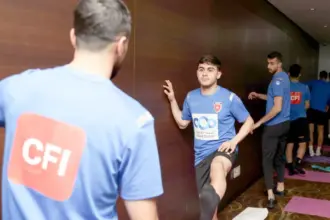 النشامى يجري أولى تدريباته في كوريا الجنوبية