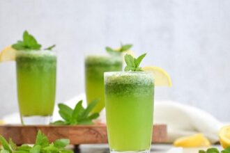 عصير الليمون المنعش مع النعناع...مشروب مثالي لرمضان