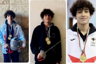 ذهبية وبرونزية ببطولة سلاح السابر للطالب الوحش من مدارس الجامعة