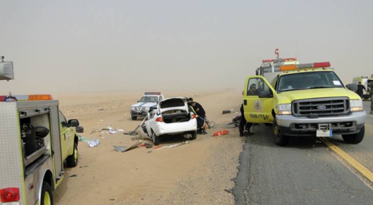 حادث سير مروع في السعودية يسفر عن وفاة طفلين أردنيين