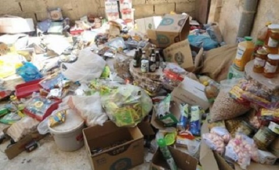 عاجل|| إتلاف 589 كغم من المواد الغذائية وإغلاق 16 منشأة في الزرقاء
