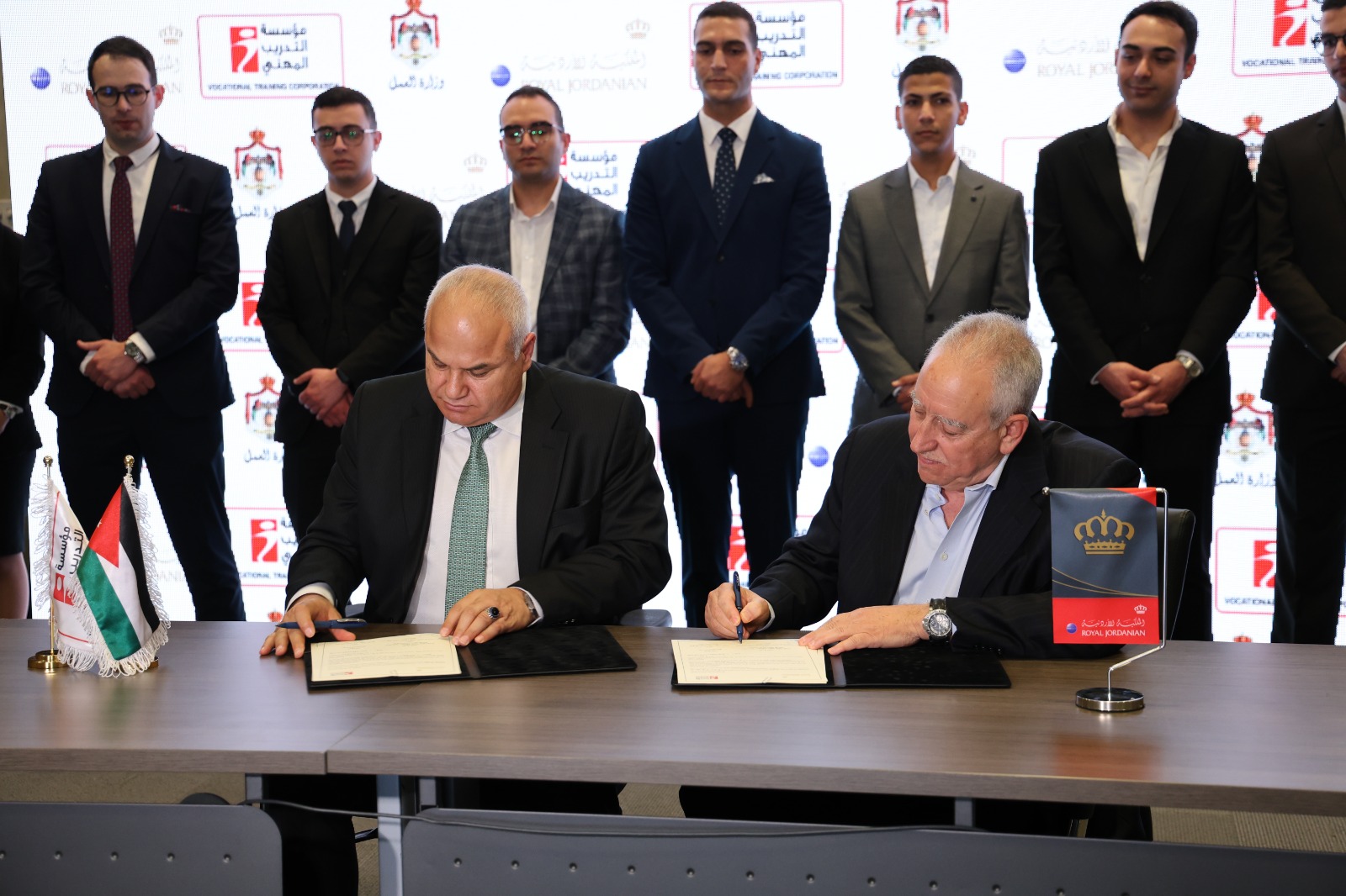 "الملكية" و "التدريب المهني" توقّعان اتفاقية لتدريب وتأهيل مضيفات طيران