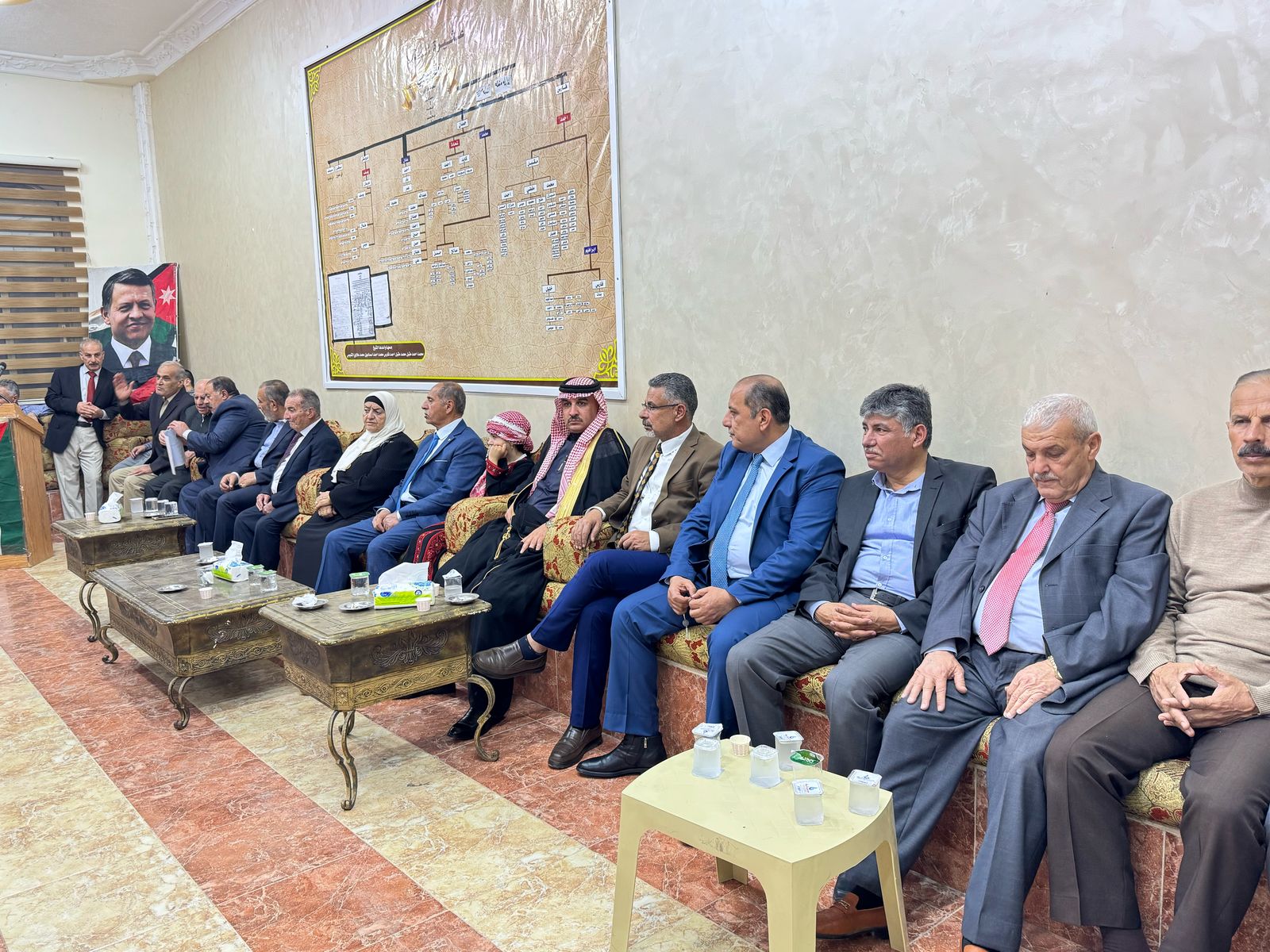 عشائر لواء الطيبة تحتفل بيوم العلم