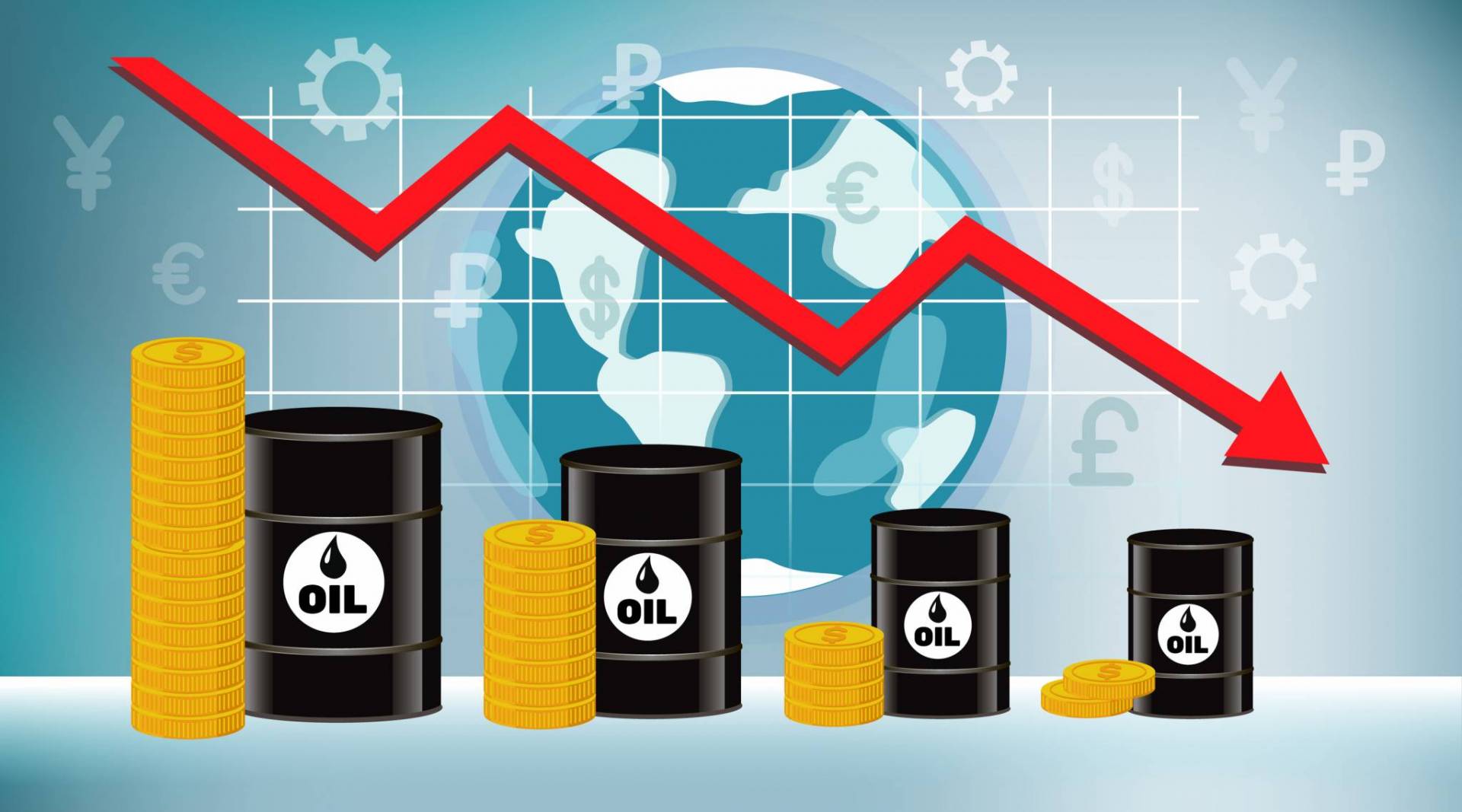 انخفاض سعر النفط إلى أدنى مستوى له منذ نهاية 2021