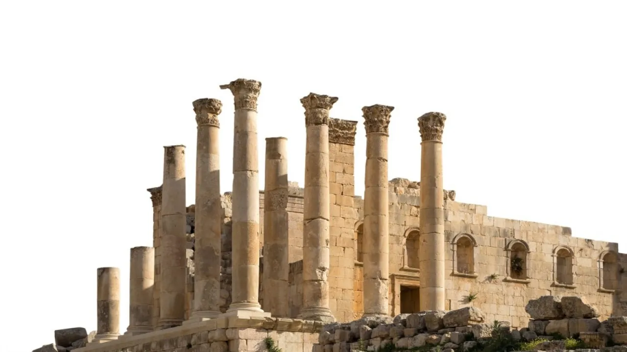 بدء إعادة تأهيل وصيانة معبد زيوس في جرش