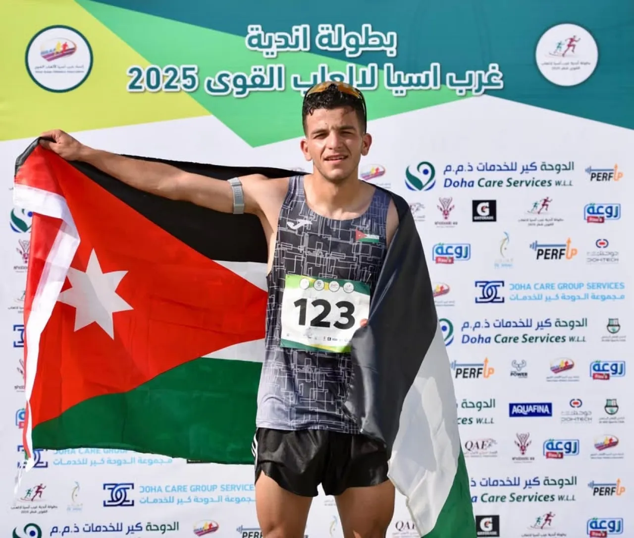 أردني يحرز فضية بسباق المشي 10 كم ببطولة غرب آسيا للأندية