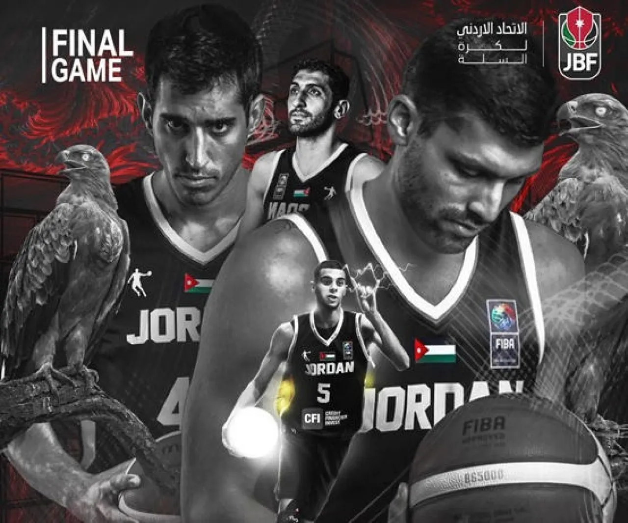 صقور الأردن في مجموعة السعودية بكأس آسيا
