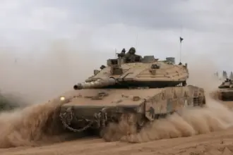 جيش الاحتلال: تفجير عبوة ناسفة بدبابة دون وقوع إصابات في غزة