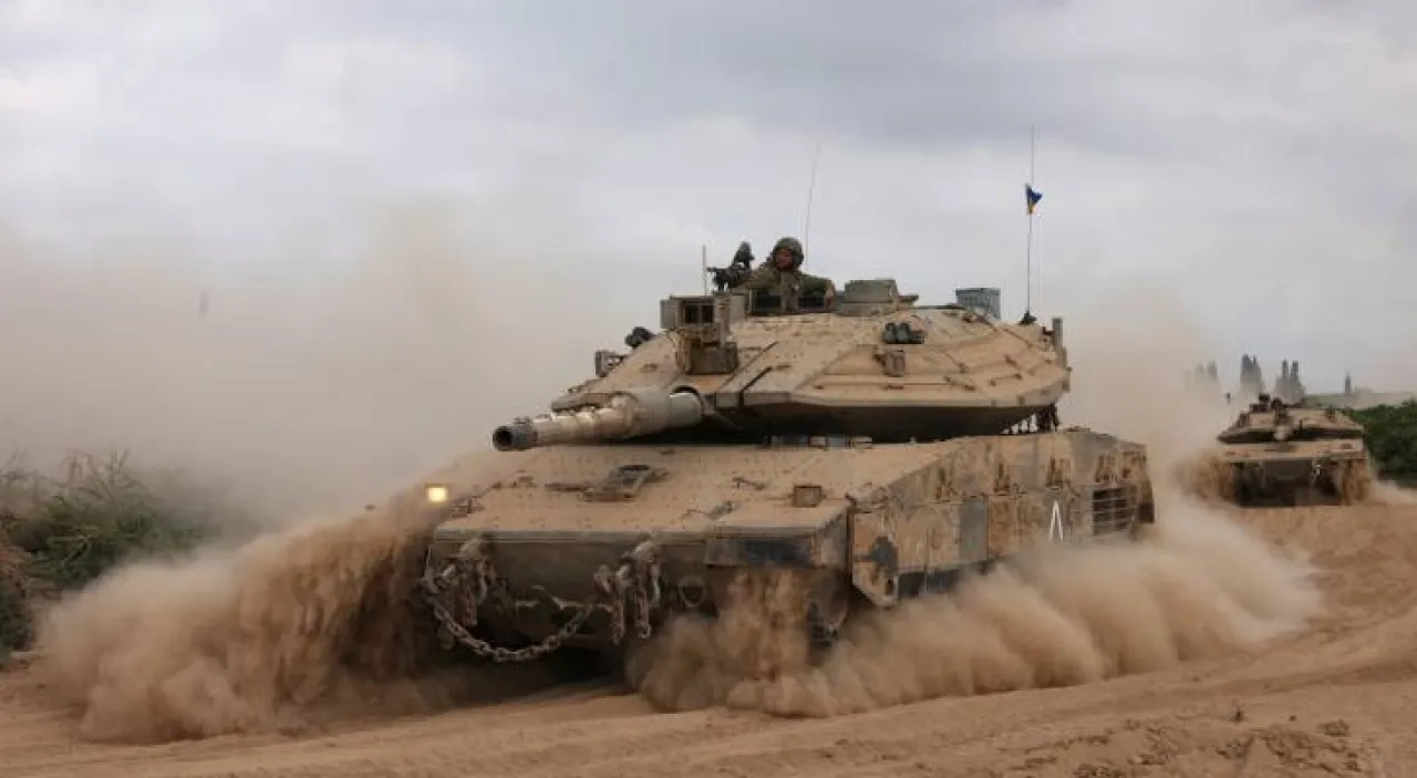 جيش الاحتلال: تفجير عبوة ناسفة بدبابة دون وقوع إصابات في غزة