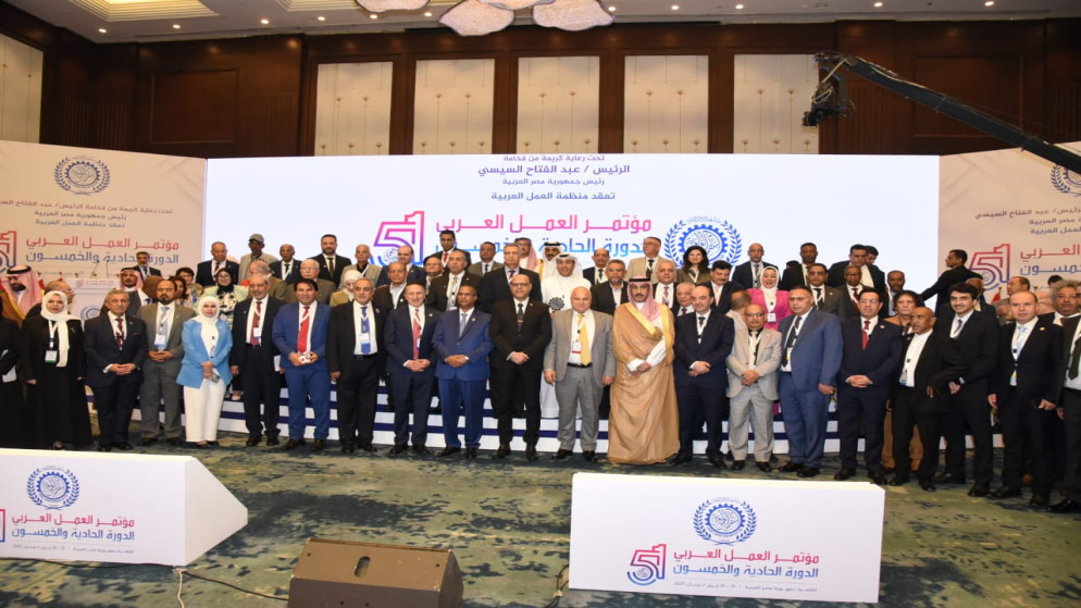 أبو رمان يشارك في أعمال مؤتمر العمل العربي الـ 51 بالقاهرة