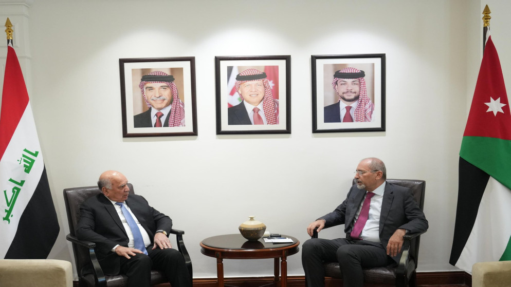 الصفدي يستقبل وزير الخارجية العراقي