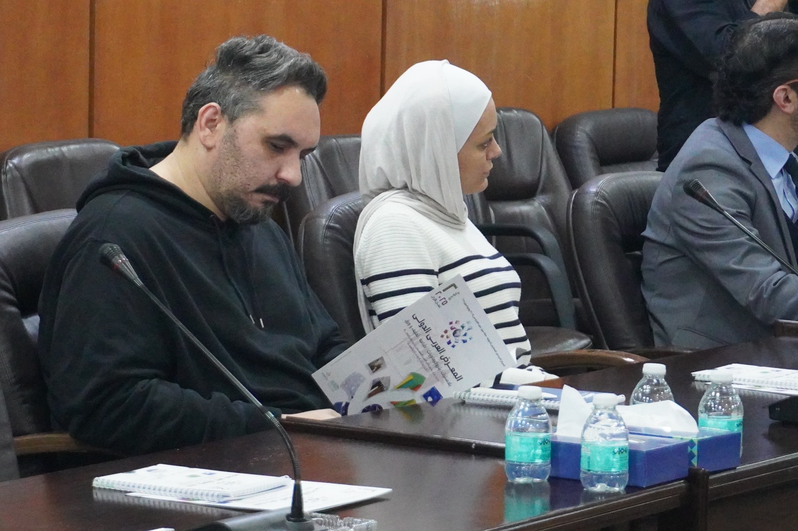 المؤتمر الصحفي للاعلان عن فعاليات المعرض العربي الدولي للصناعات البلاستيكية والبتروكيماوية والتغليف والورق