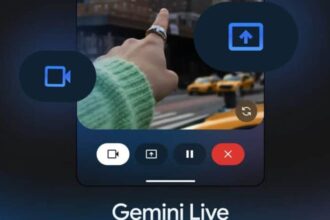 جوجل تتيح ميزة “مشاركة الشاشة والكاميرا” في Gemini مجانًا