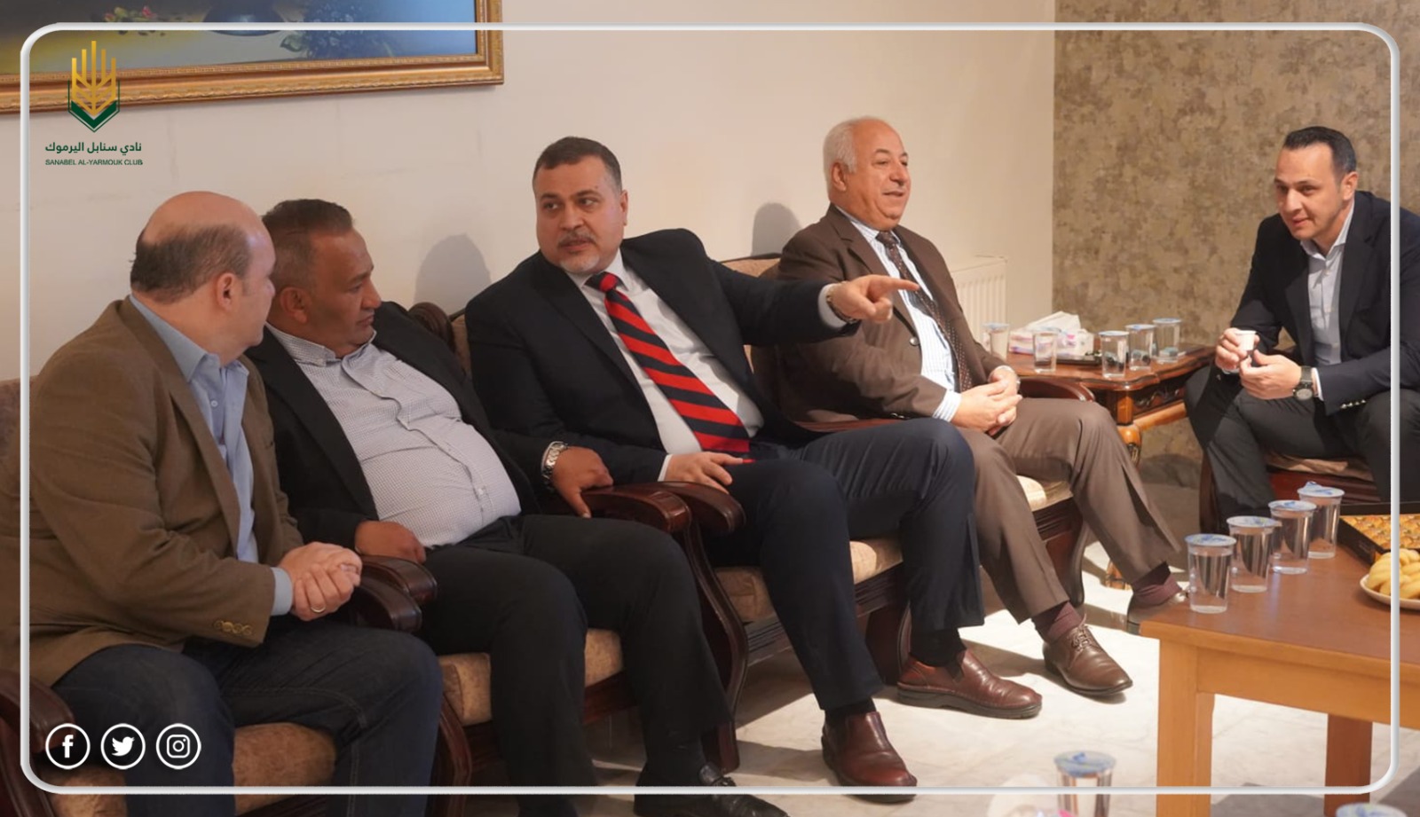 لقاء معايدة للسنابل