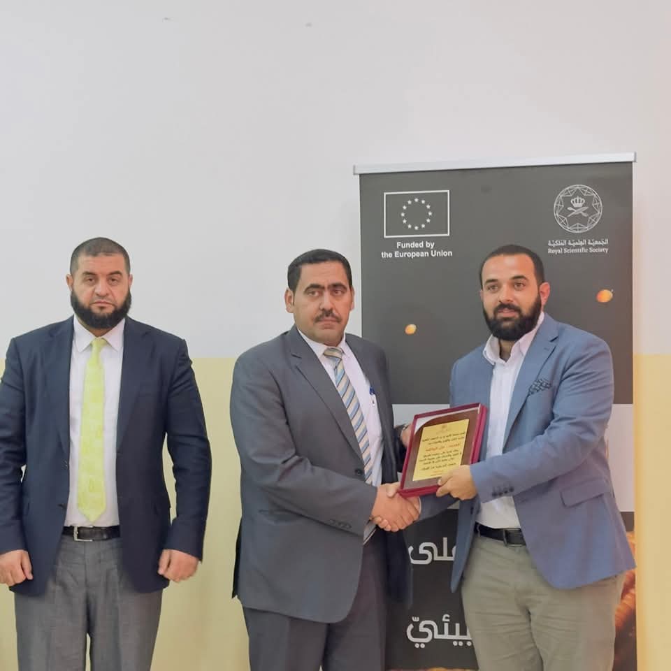 المحادين يرعى حفل افتتاح مشروع الحصاد المائي في مدرسة الأمير زيد بن الحسين الثانوية المهنية للبنين