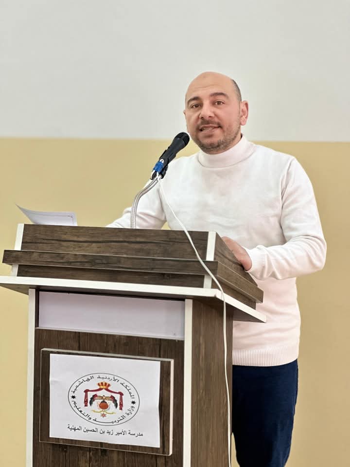 المحادين يرعى حفل افتتاح مشروع الحصاد المائي في مدرسة الأمير زيد بن الحسين الثانوية المهنية للبنين