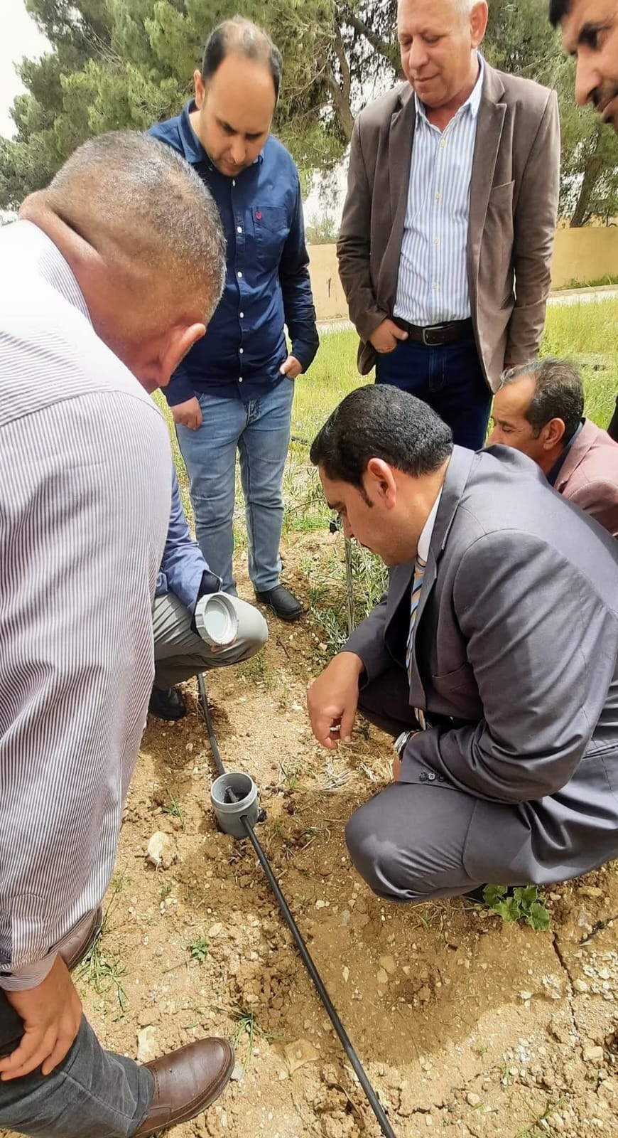 المحادين يرعى حفل افتتاح مشروع الحصاد المائي في مدرسة الأمير زيد بن الحسين الثانوية المهنية للبنين