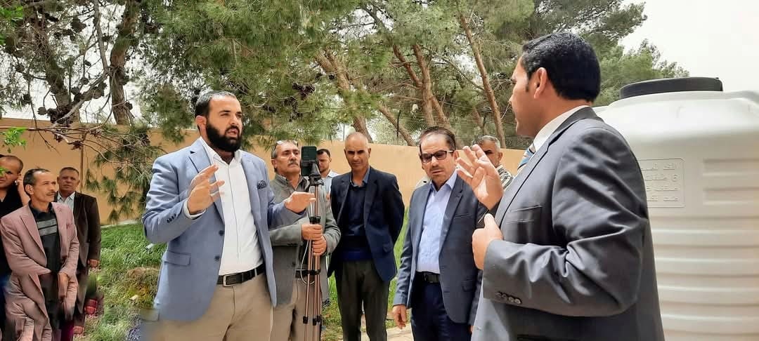 المحادين يرعى حفل افتتاح مشروع الحصاد المائي في مدرسة الأمير زيد بن الحسين الثانوية المهنية للبنين