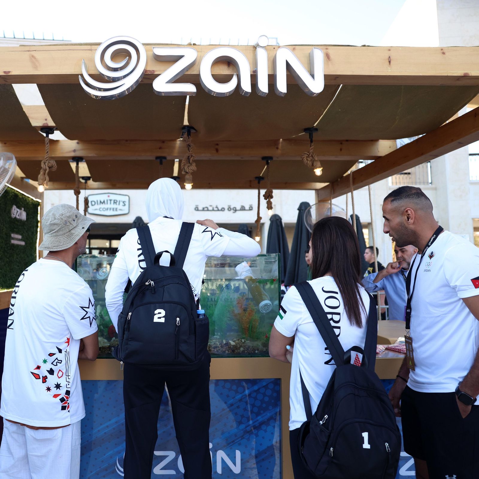 زين راعي مهرجان الباها الرياضي في العقبة
