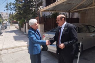 السفيرة التونسية في عمان مفيدة الزريبي تزور اتحاد الكتاب والادباء الاردنيين
