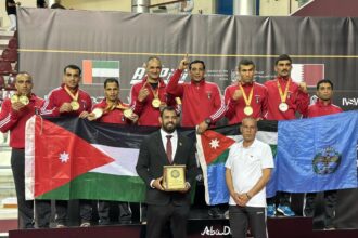 فريق الأمن العام للجوجتسو يحصد الذهب في بطولة الدوحه الإقليمية