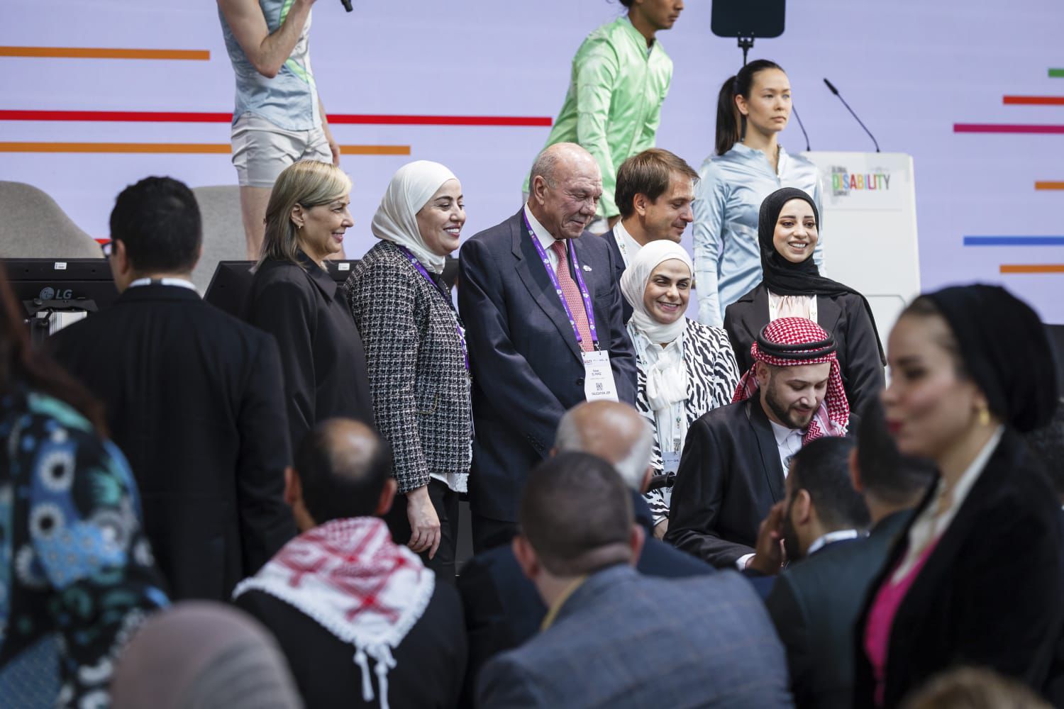 الآنسة رائدة أبو سمرة تمثل الأردن وحزب الاتحاد الوطني الأردني في القمة العالمية الثالثة للأشخاص ذوي الإعاقة في برلين