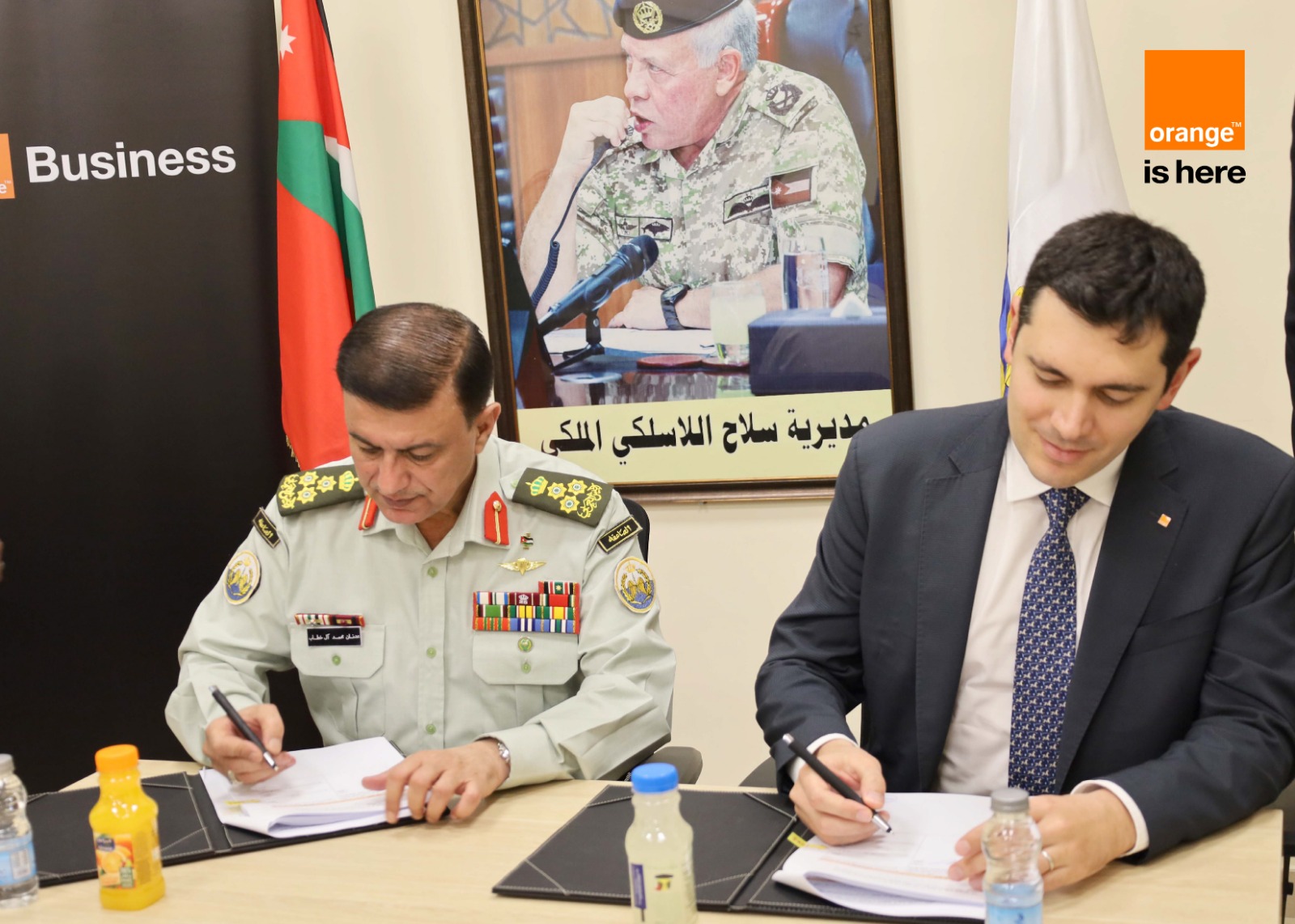 Continuous Strategic Partnership: Orange Jordan Renews its Provision of Telecom Services to the Jordanian Armed Forces - Arab Army and All Security Agencies