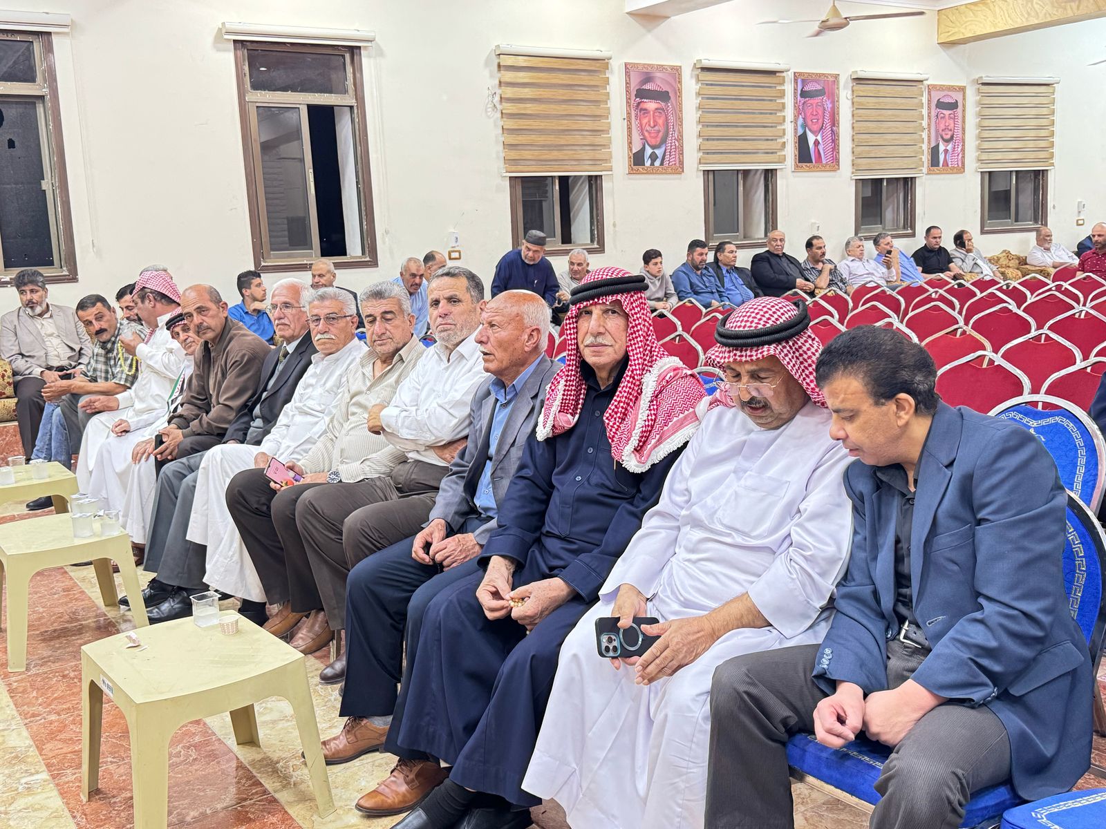 عشائر لواء الطيبة تحتفل بيوم العلم