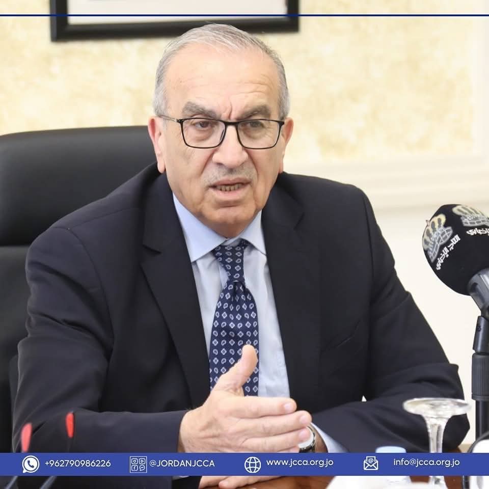 أبو السمن يلتقي مجلس نقابة مقاولي الانشاءات