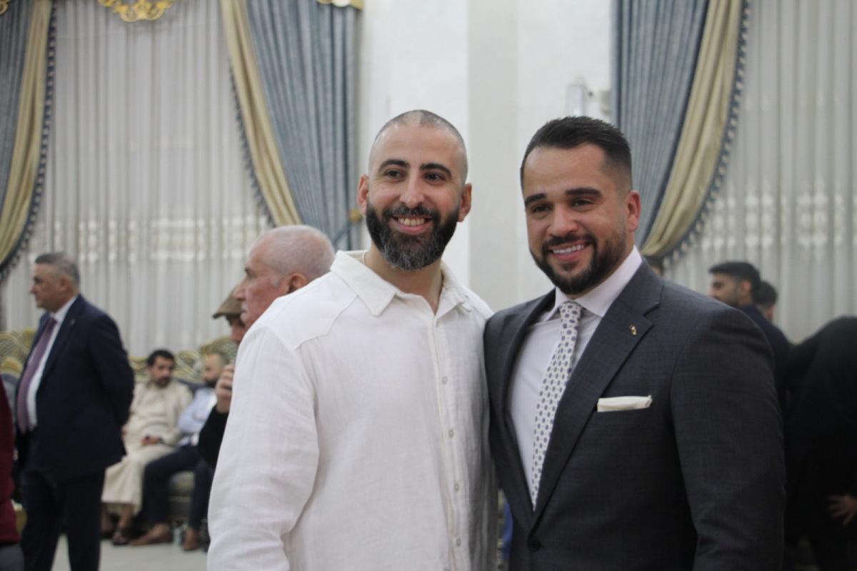 حماد والبحري نسايب العريس حسام حماد ... فيديو وصور