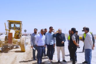 وزير الأشغال يتفقد مشاريع طرق حيوية في العاصمة
