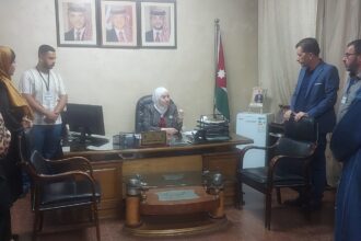 بني مصطفى تزور مديرية التنمية الاجتماعية في الزرقاء